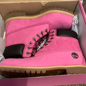 Men’s Pink Timberland x Susan G. Komen Boots, Men’s Size 10